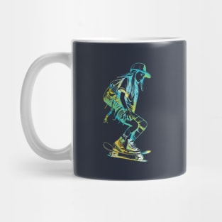 GIRL ON SKATEBOARD Mug